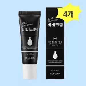 도자기 미남 비비크림 8g x 4개 남성 BB크림 리프레싱 포뮬라 클린 브라이트 앤 밸런스드 룩