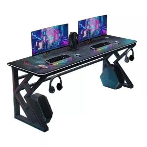 2인용 컴퓨터 책상 게이밍 형 방 게이밍테이블 방꾸미기 사무용 노트북 위너렉스 데스크