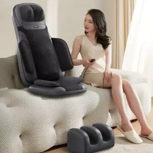 휴대용안마의자 효도선물 주무름 안마의자 블랙 소형 안마