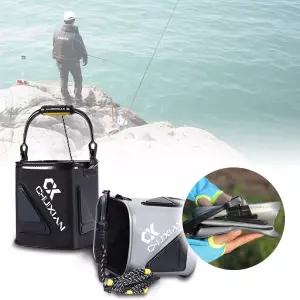 바다 갯바위 민물 낚시 살림물통 접이식 미니 두레박 vnw1+7MWW