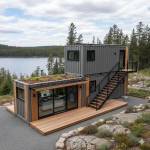 조립식 주택 컨테이너 하우스 이동식 간편 분해 가능 임대 사업용