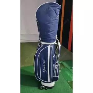 엘파 중고 바퀴 캐디백 네이비 여성용