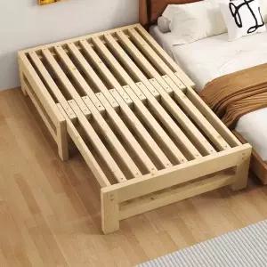 자취방 접이식 원목 프레임 가구 평상형 공간 침대프레임 활용