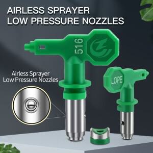 에어리스 팁 Wagner/Titan 스프레이 어 건 페인팅 도구 용 노즐 가드가있는 저압 스위치