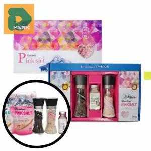 품격선물 핑크소금 5종세트 명가용 조리용 암염 통후추 그라인더 함초 선물