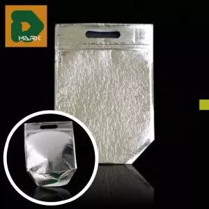 대용량형 보냉팩 50p 아이스박스 백 보냉봉투 택배 지퍼 단열 34x30cm 지퍼형 캠핑용 봉투 포장 알루 미늄