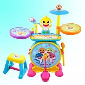 아기상어 뮤직 플레이세트 피아노 드럼 악기놀이 장난감