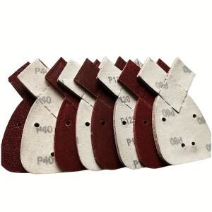 10/20/30/50개 마우스 샌딩 시트 블랙 데커 팜용 오비탈 샌드페이퍼 60-400 그릿 및 연마용