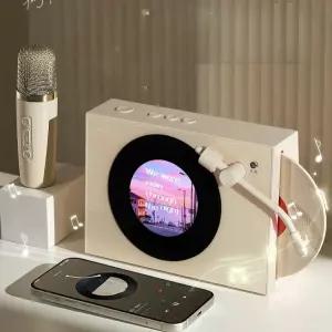 onyou 블루투스 노래방 마이크 스피커 올인원 무선 소형 가정용 선물용