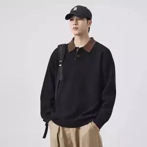 남사친 가을 빈티지 스웨터 칼라넥 카디건 신상 느슨한 가디건 터틀넥 원픽3