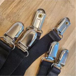 남성 고정 와이셔츠 밴드 서스펜더 빠짐방지 정장 멜빵 포근 셔츠