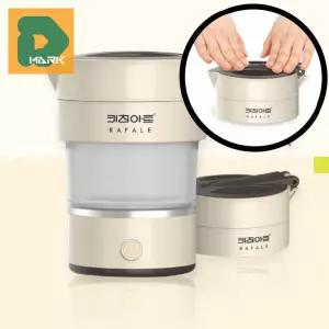 접이식 전기포트 0.6L 여행용 캠핑용 미니포트 실리콘 휴대용 주전자 폴딩포트 차박용 호텔용 미니형