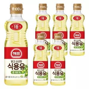 (1+1) 해표 콩기름 식용유, 900ml, 6개 2Set