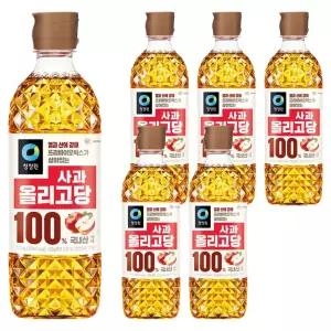 청정원 사과 올리고당, 1.2kg, 6개