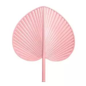 유아부채 여름 휴대용 나뭇잎 모양 부채 빅사이즈 손잡이부채