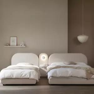 젠티스 에뜨앙 무드 모던 / 클래식 / 플레인 조야 패브릭 침대프레임 SS