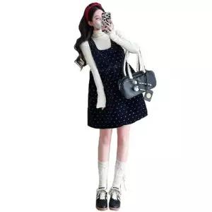 여성용 가을 나시 정장세트 벨벳 DUCHI3