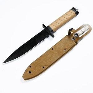 도홍 서바이벌 풀 탕 나이프 타이어 소재 칼집과 편안한 손잡이는 야외 캠핑 사냥 하이킹 및 방어에 이상적입니다