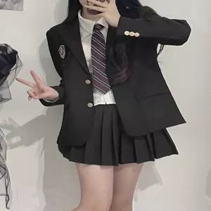 복주머니 일본교복 교복치마 여자교복셔츠 교복가디건