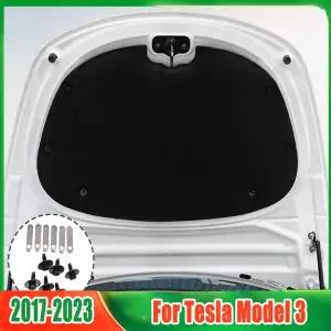 엔진 후드 단열 패드 방음 코튼 열 절연 커버 매트 테슬라 모델 3 - 충격 방지 플레이트