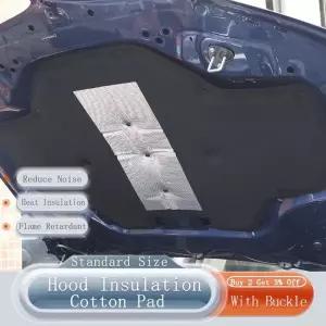 자동차 후드 엔진 방음 패드 방음 코튼 커버 단열 패드 매트 BMW 호환 X3/X4 G01 G02 - 용