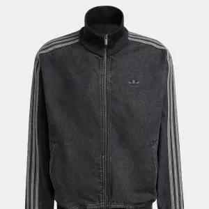 아디다스 아디컬러 데님 파이어버드 트랙탑 저지 블랙 흑청 KD1516