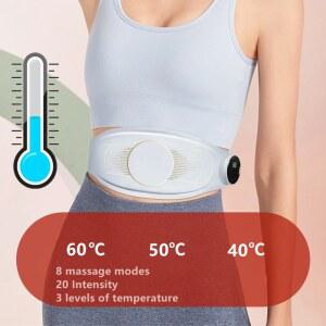 휴대용 다기능 진동 압축 벨트 EMS 궁전 온열 마사지기 따뜻한 복부용