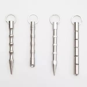 스테인레스 호신용 쿠보탄 열쇠고리 nOH2+6fvG