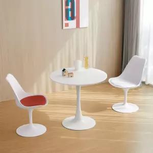 아론 에디 원형 2인 800 식탁세트