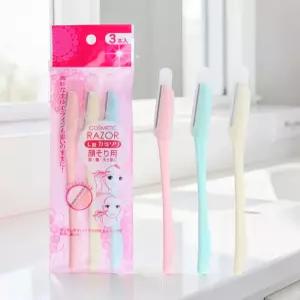 인중 왁싱 페이스 제모 수염 얼굴털 코털 종아리 털뽑기 일자형눈썹칼 3P