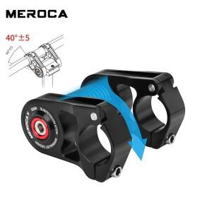 호환 MEROCA SS06 접이식 자전거용 서스펜션 더블 스템 25.4mm 진동 댐핑 20-25mm 트래블 다혼/412/SP18