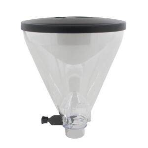 커피 그라인더 부품 호퍼 빈빈 창고 뚜껑 포함 투명 교체, FEAMA Mazzer 900N/HC600/600AE/RF64 용