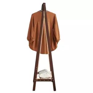 전신거울 행거 옷장 수납 거울 선반 원목 싱글 장롱 타공판