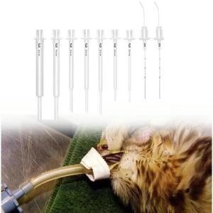 의대생 이국적인 애완 동물 새 조류 콜 Endotube 기관 내 튜브 실리콘 ET 유연한 부드러운 인공 호흡기 지