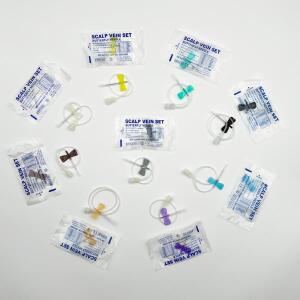 의대생 50 PCS 일회용 나사형 나비형 주입 바늘 고양이와 개에게 적합한 애완동물 관리실용 이중 날개