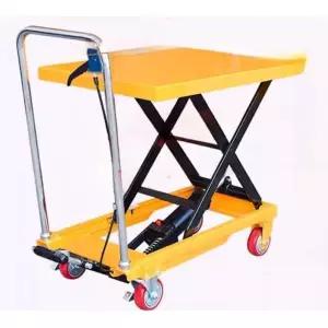 수동리프트 테이블 높이조절 천장작업 대차 핸드카
