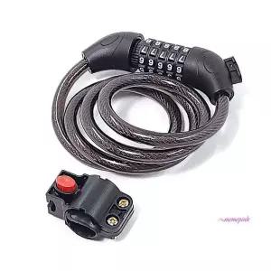 도난방지 자전거 오토바이 자물쇠 킥보드 와이어락opq808
