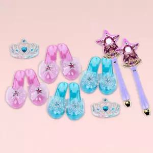 어린이 역할 놀이 요술봉 프린세스 여아 장난감 아동 드레스 공주님 소품 신발 구두 변신 님세트 드레스업