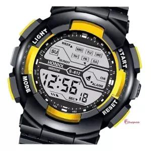 전자시계 준비물 밀리터리시계 옐로우 방수 HONHX wxy564