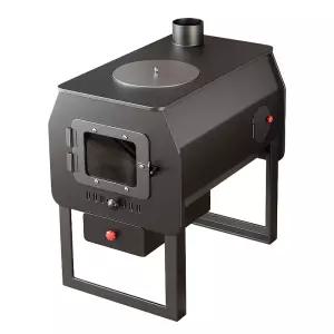 화로대 화목난로 미니 공장 야외용 불멍 히터 실내 난방 연통 유리문 접이식 소형