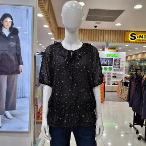 [피에이티]블루종 프린트  블라우스   1M42512_US