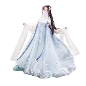 여신 코스프레 의상 스타일 코스튬 선녀복 드라마 라이트핑크 무대복 드레스 캐릭터