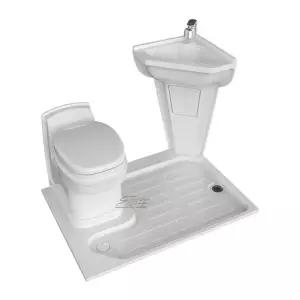 캠핑카 카라반 욕실 주방 세면기 욕실바닥 싱크대