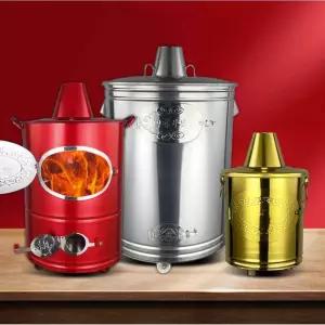 스텐 소각로 화로 소각통 농촌 드럼통 숯불 그릴 시골