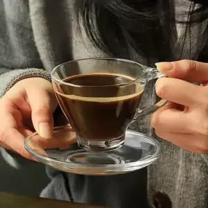 [셀러에이드]커피잔 유리 컵 내열 홈카페 투명 아메리카노 다용도유리컵