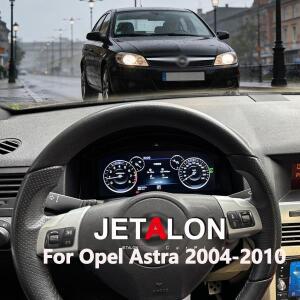 오펠 아스트라 2004-2010용 10.25인치 LCD 계기판 디지털 대시보드 클러스터 속도계 가상 콕핏 타코미터 주