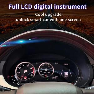 렉서스 GX400 2010-2019 클러스터 속도계 대시보드 가상 콕핏 리눅스용 12.3인치 풀 LCD 계기판 업그레이드