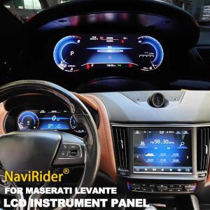 마세라티 레반테 2016-2023 LCD 계기판 디지털 대시보드 디스플레이 클러스터 카플레이 GPS 속도계 버추얼