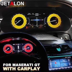 마세라티 그란투리스모 GT 2004-2015 LCD 계기판 자동차 클러스터 카플레이 디지털 대시보드 속도계 버추얼