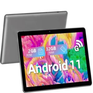 10.1인치 안드로이드 11 AT1011 전화 통화 가능 태블릿 PC 쿼드코어 2GB 램 롬 타입-C USB 와이파이 1280 x